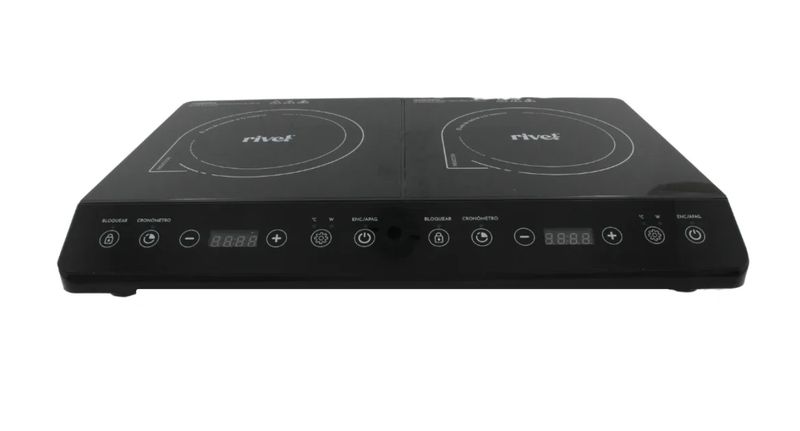 PARRILLA DE INDUCCION TACTIL RIVEL 2Q 2IND-TVT