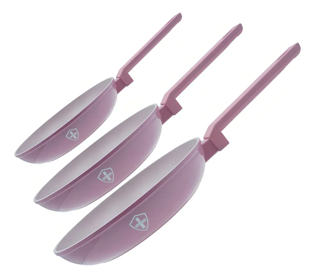 JGO. DE SARTENES ROSA 3 PZ SWISS SSPR