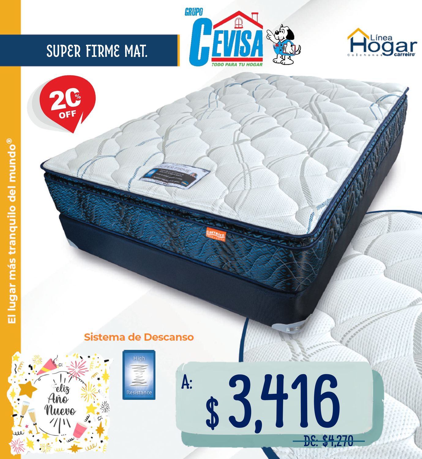 COLCHON MATRIMONIAL SUPER FIRME COLCHON MATRIMONIAL SUPER FIRME