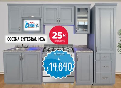 COCINA INTEGRAL MIA DE 2.40 MTS