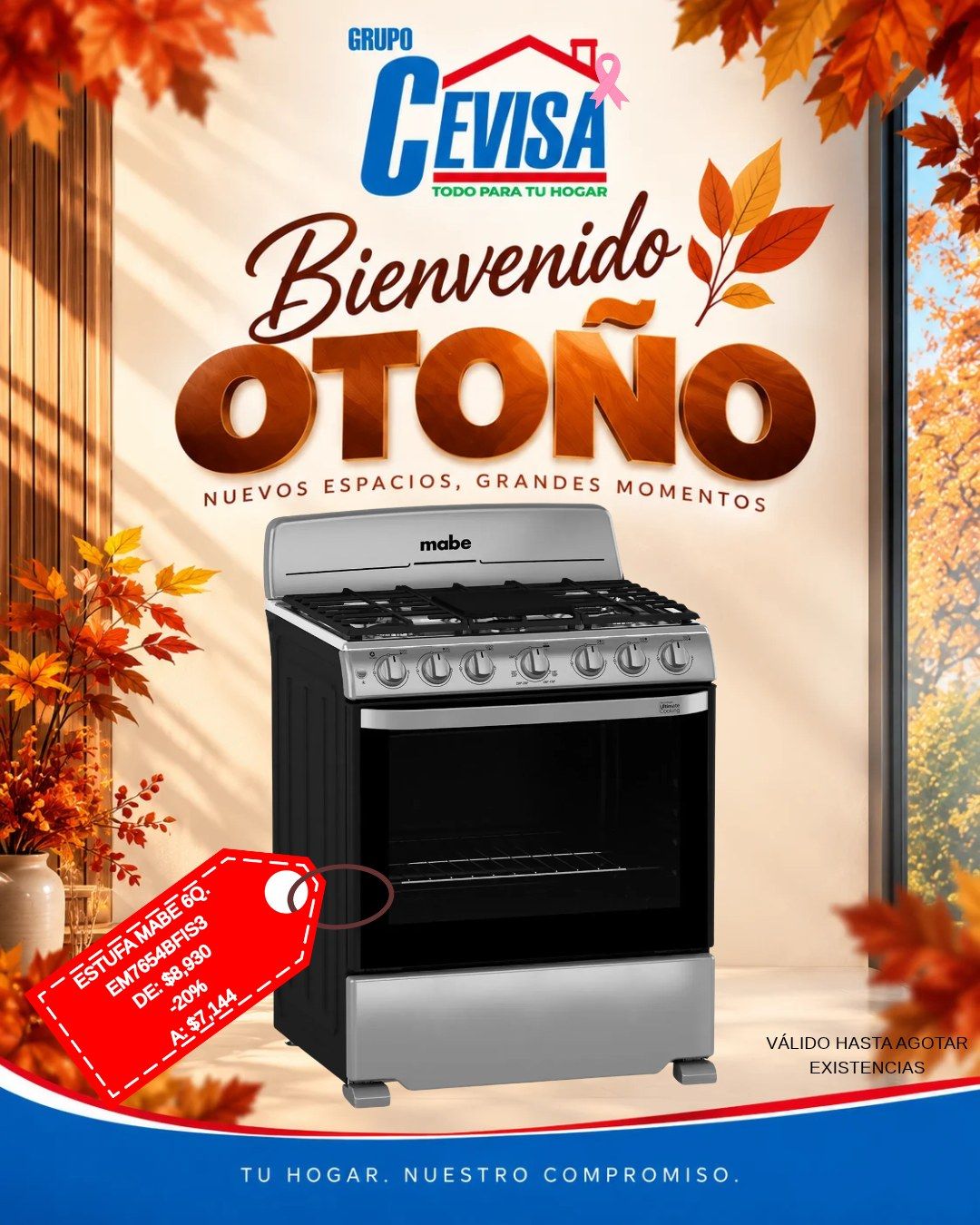 ESTUFA MABE 30" EM7654BFIS3