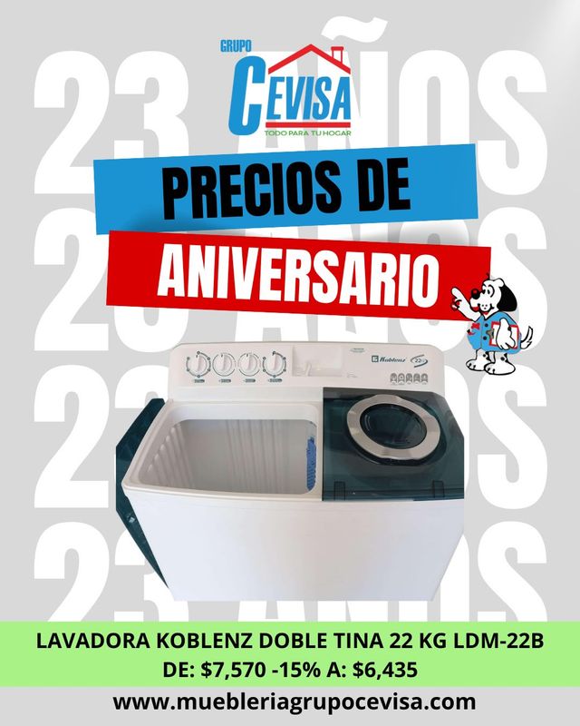 LAVADORA KOBLENZ 22 KG LDM-22B