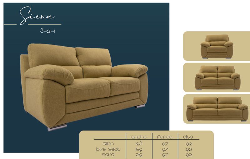 SALA SIENNA 3-2-1 SALA SIENNA 3-2-1