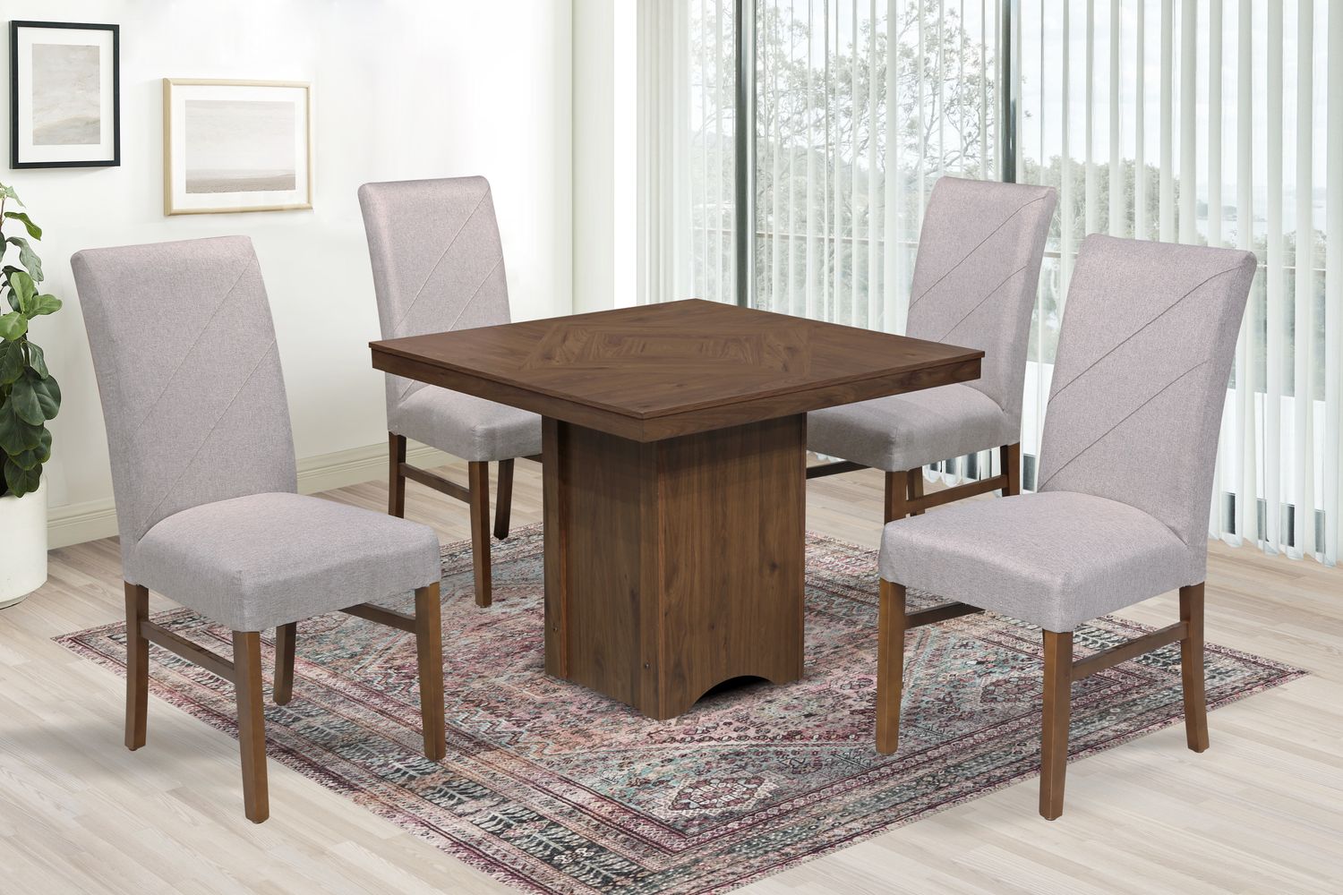 ANTECOMEDOR FOSTER DE 4 SILLAS