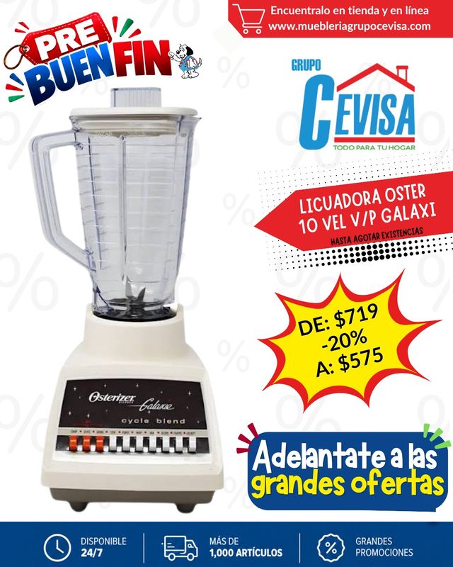 LICUADORA OSTER 869-16G LICUADORA OSTER 869-16G