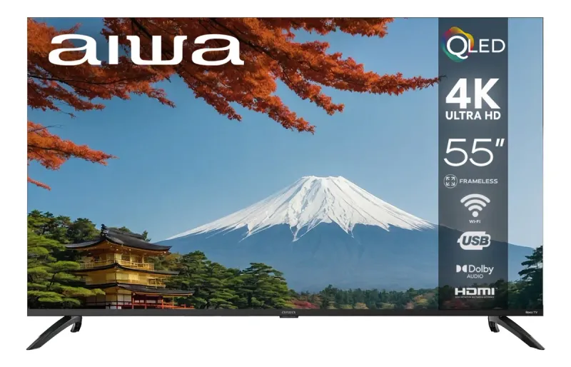 PANTALLA AIWA 55" SMART TV QLED AW55RKQ