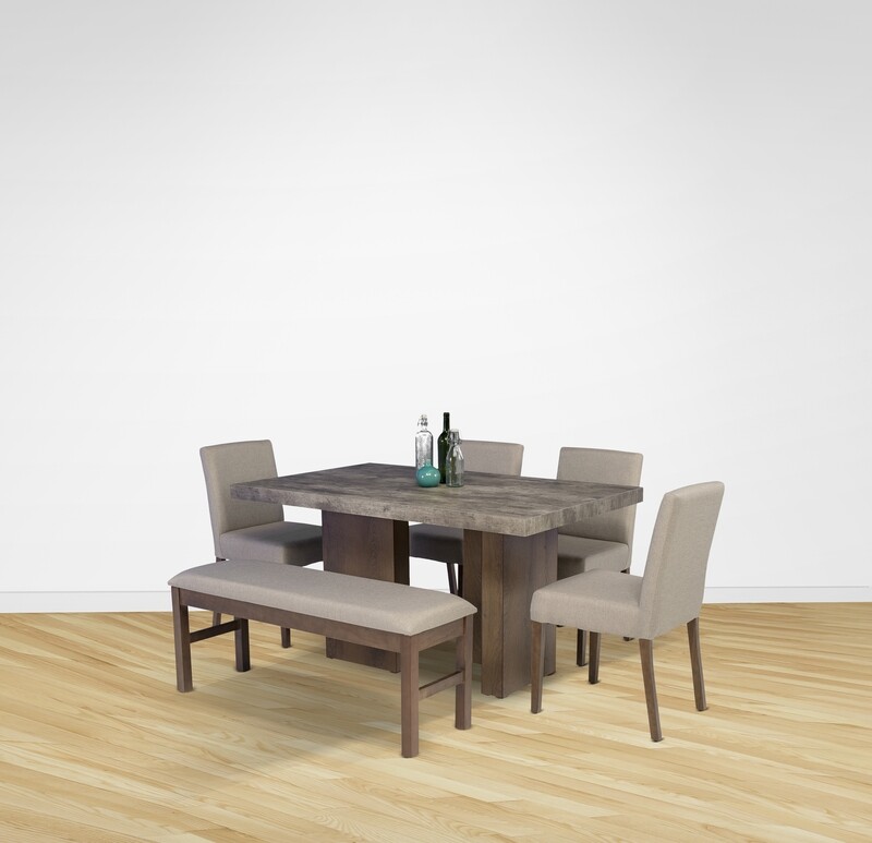 ANTECOMEDOR BOSTON DE 4 SILLAS Y 1 BANCA ANTECOMEDOR BOSTON DE 4 SILLAS Y 1 BANCA