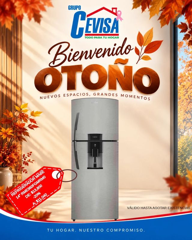 REFRIGERADOR MABE 14" RME360FGMRM
