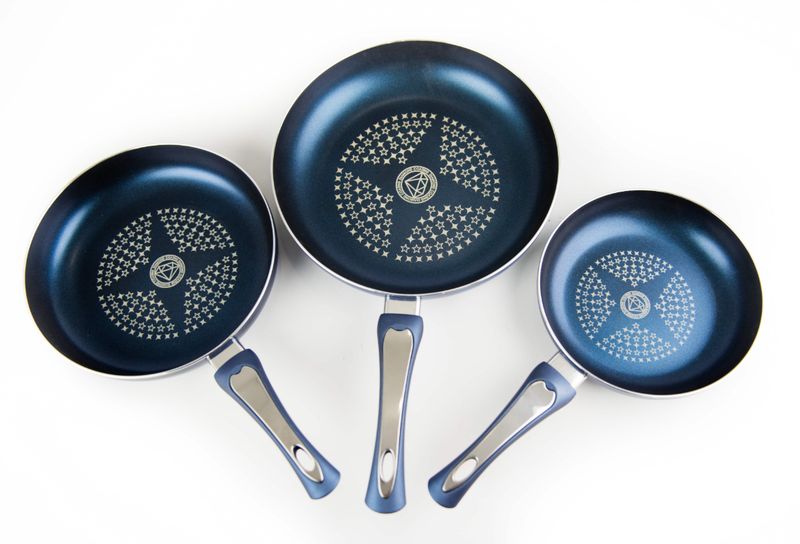 JGO. DE SARTENES 3 PZ COOKS MASTER FD202428