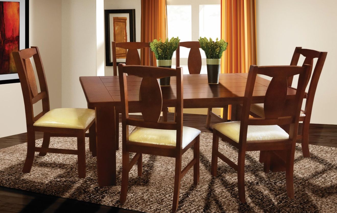 ANTECOMEDOR SAN MARCOS DE 6 SILLAS ANTECOMEDOR SAN MARCOS DE 6 SILLAS