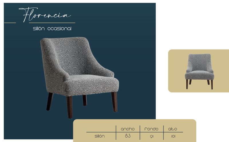 SILLON OCASIONAL FLORENCIA SILLON OCASIONAL FLORENCIA