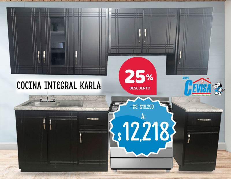COCINA INTEGRAL KARLA DE 2.40 MTS