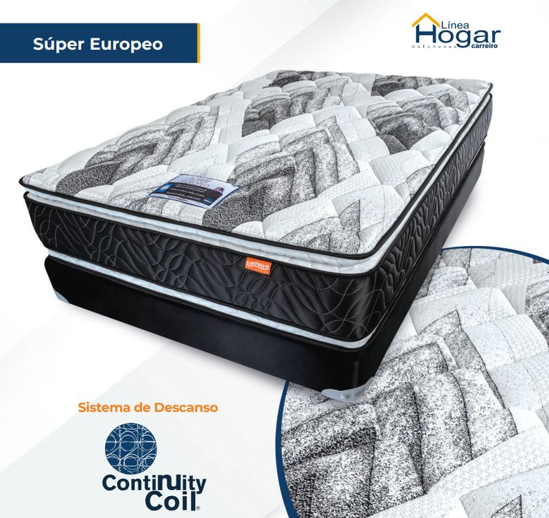COLCHON KING SIZE SUPER EUROPEO COLCHON KING SIZE SUPER EUROPEO