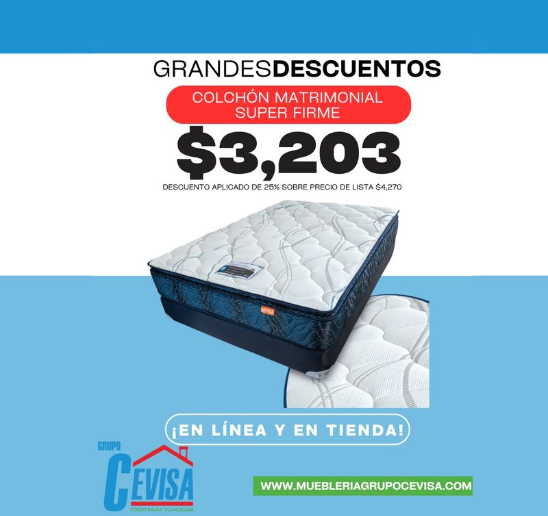 COLCHON MATRIMONIAL SUPER FIRME