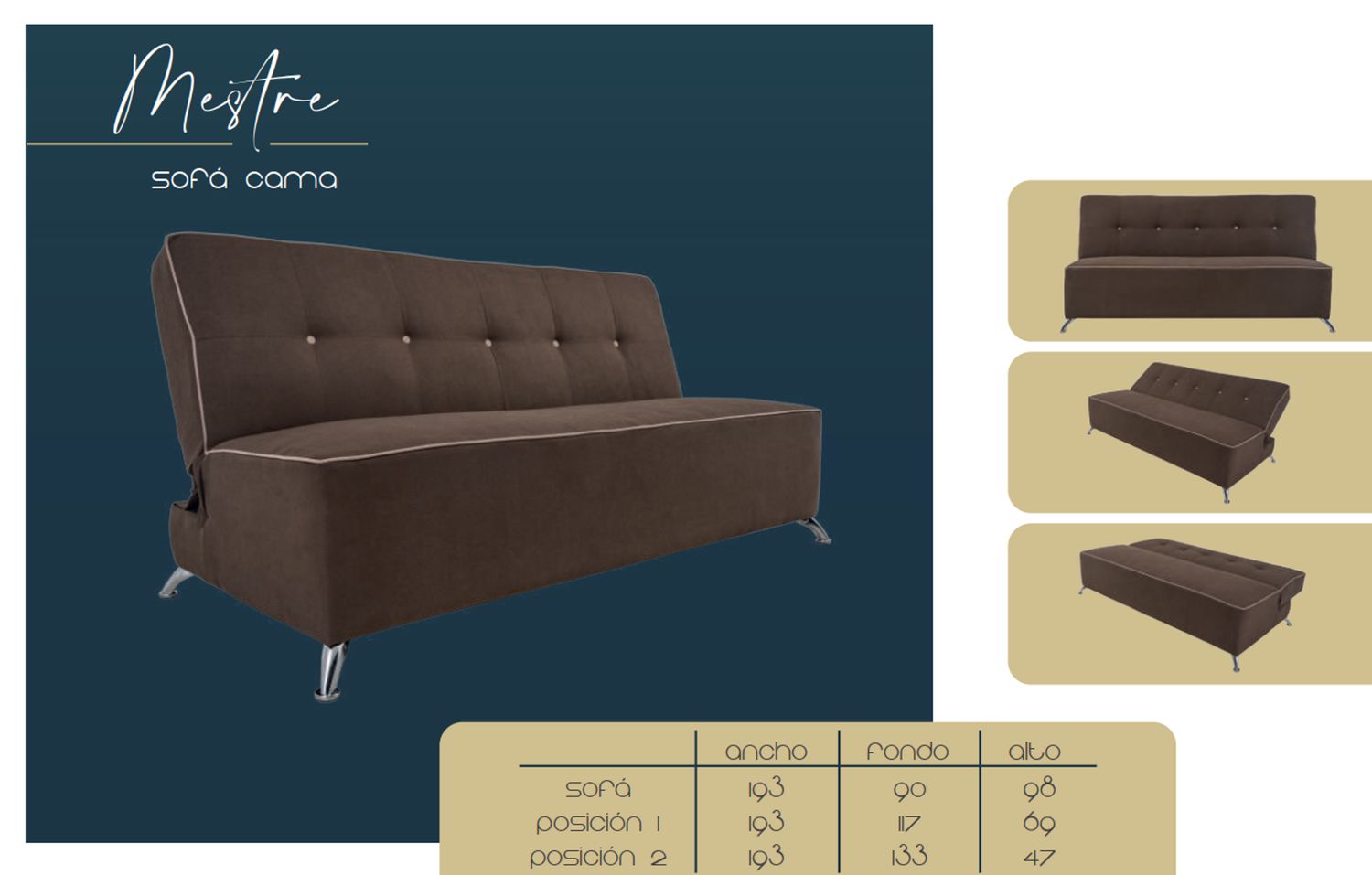 SOFA CAMA MESTRE SOFA CAMA MESTRE