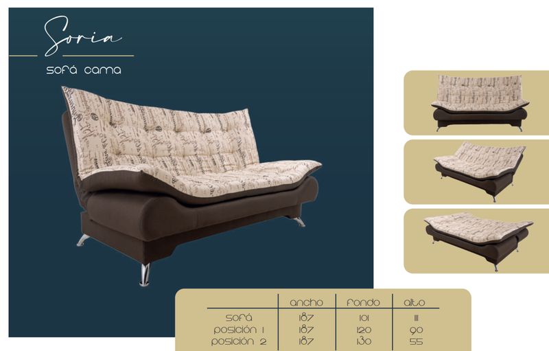 SOFA CAMA SORIA SOFA CAMA SORIA