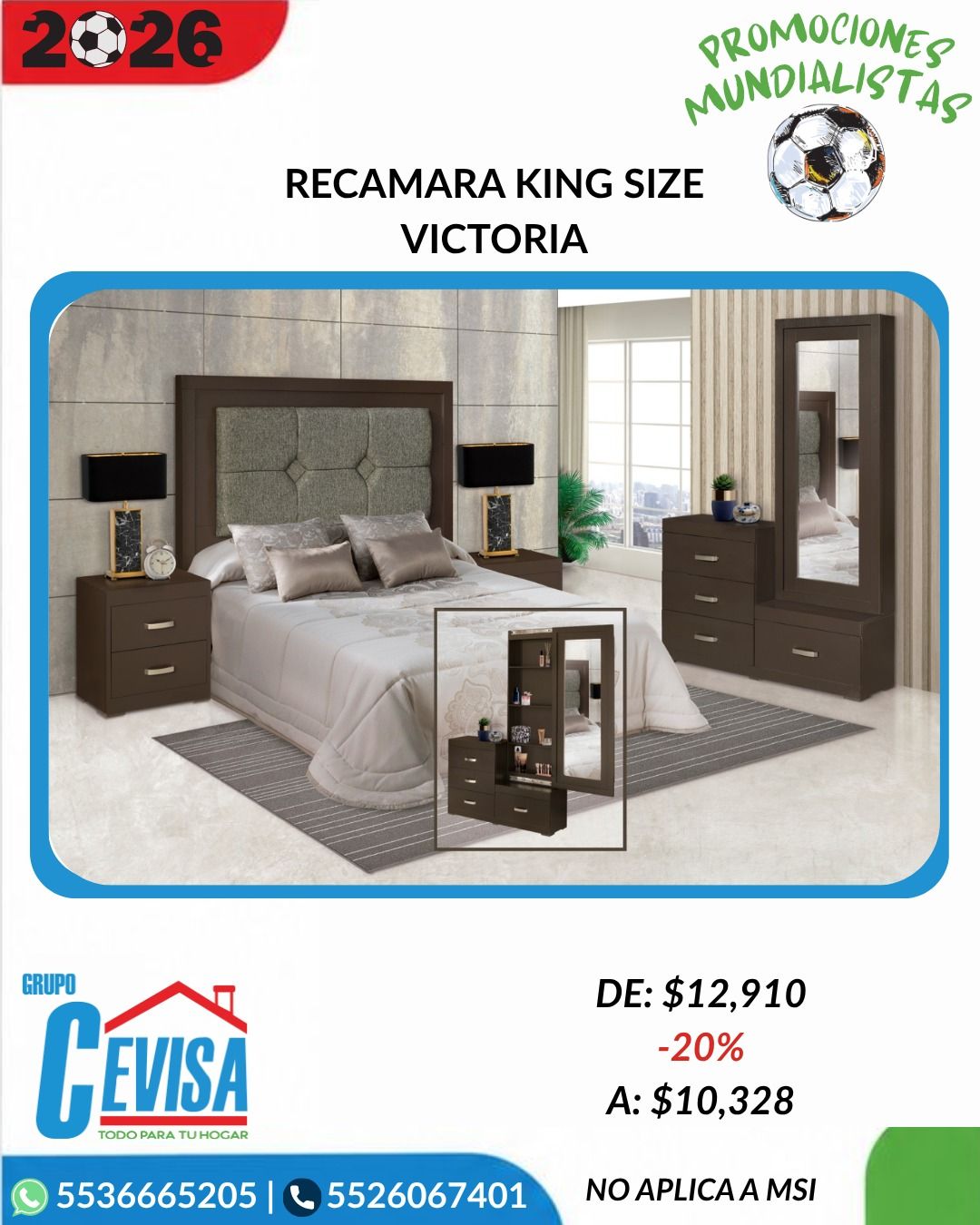 RECAMARA KING SIZE VICTORIA RECAMARA KING SIZE VICTORIA