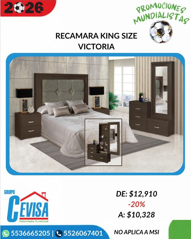 RECAMARA KING SIZE VICTORIA
