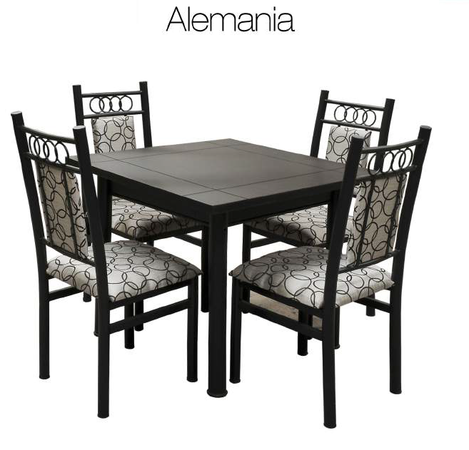 ANTECOMEDOR ALEMANIA DE 4 SILLAS ANTECOMEDOR ALEMANIA DE 4 SILLAS