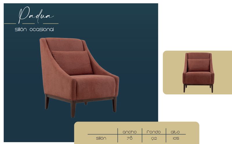 SILLON OCASIONAL PADUA SILLON OCASIONAL PADUA