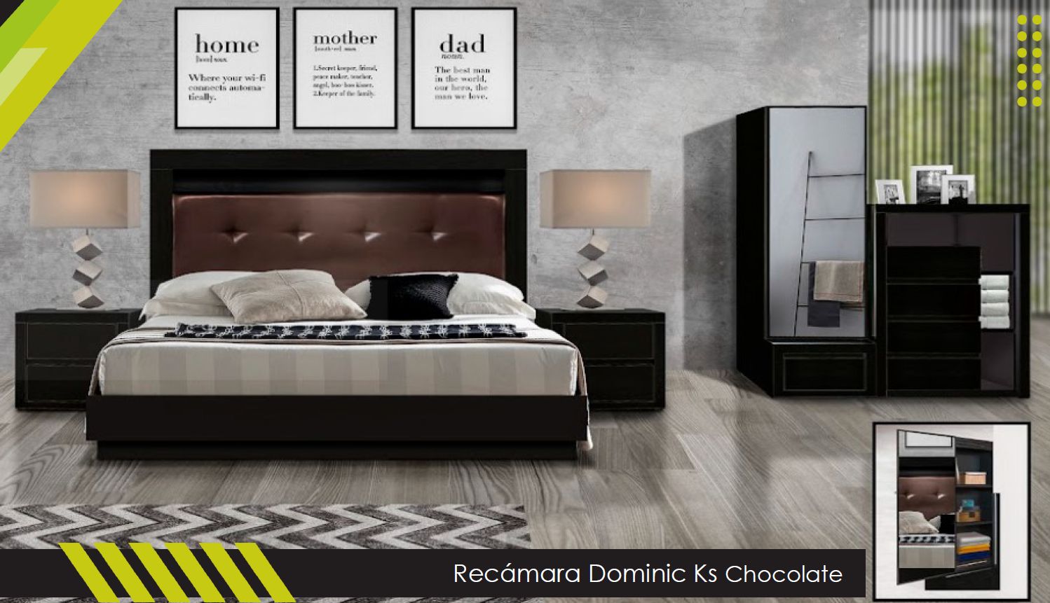RECAMARA KING SIZE DOMINIC