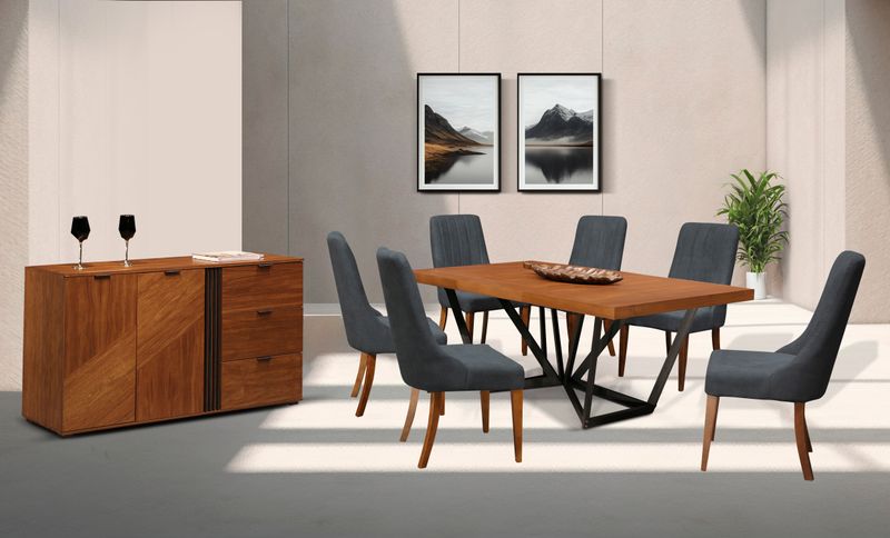 ANTECOMEDOR KALEY DE 6 SILLAS ANTECOMEDOR KALEY DE 6 SILLAS