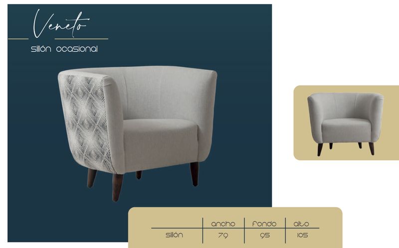 SILLON OCASIONAL VENETO SILLON OCASIONAL VENETO