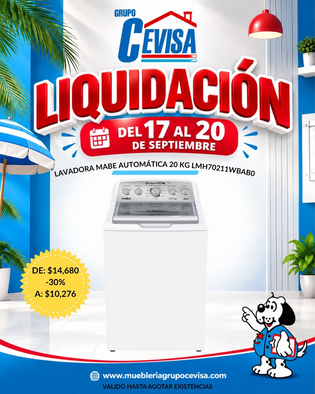 LAVADORA MABE 20 KG LMH70211WBAB0