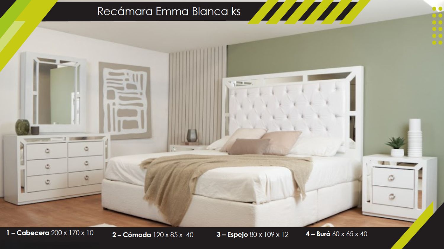 RECAMARA KING SIZE EMMA RECAMARA KING SIZE EMMA