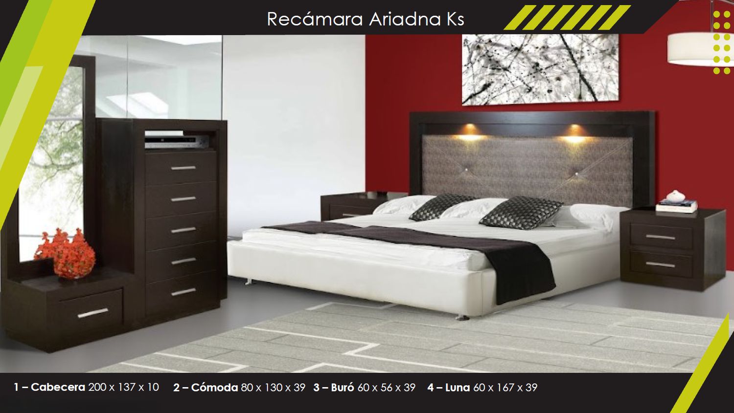 RECAMARA KING SIZE ARIADNA RECAMARA KING SIZE ARIADNA