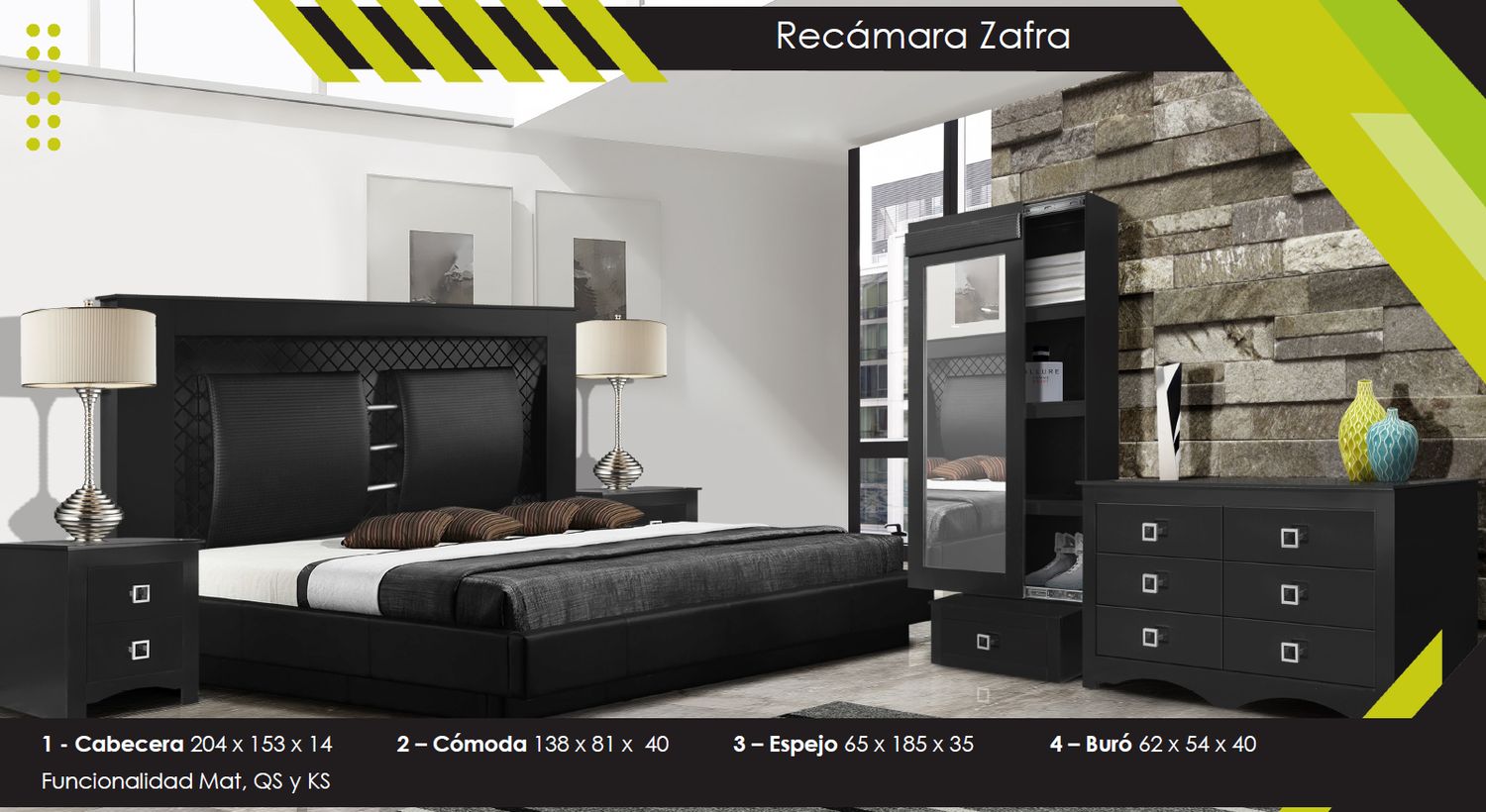 RECAMARA KING SIZE ZAFRA