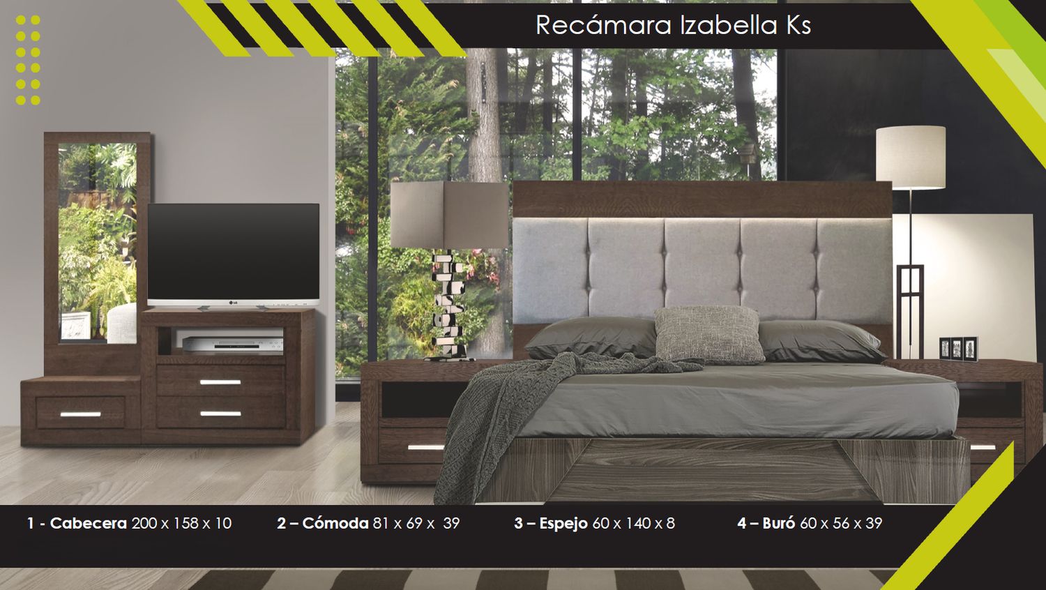 RECAMARA KING SIZE IZABELLA