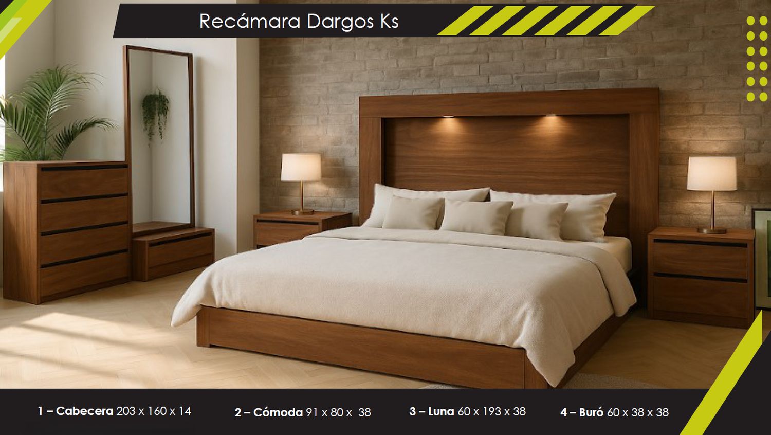 RECAMARA KING SIZE DARGOS RECAMARA KING SIZE DARGOS