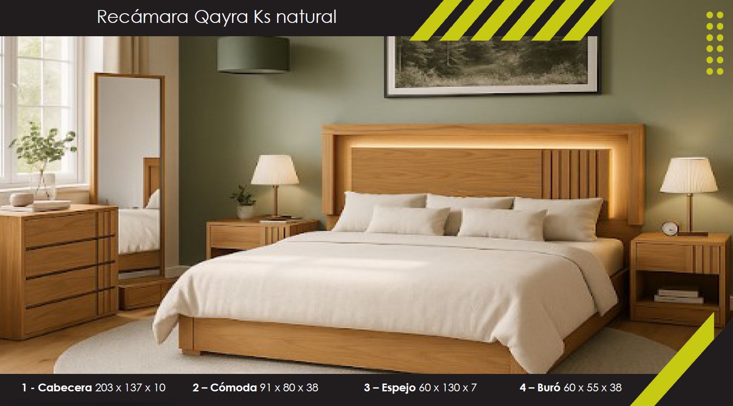 RECAMARA KING SIZE QAYRA RECAMARA KING SIZE QAYRA