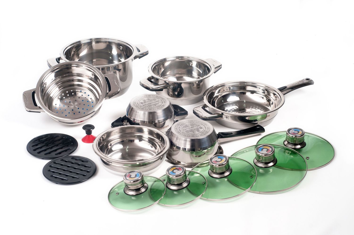BATERIA BERGMAYER ACERO INOX. 16 PZ DC-16GV