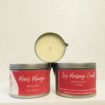 MARS Mango CBD Massage Candle