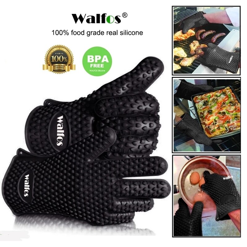 Food Grade Heat Resistant Silicone Kitchen Barbecue Oven glove