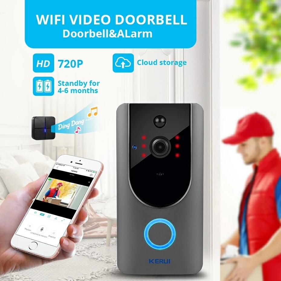 720P Video Wifi Home Security Camera With Sensor