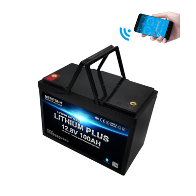 12V 100AH MERITSUN LITHIUM LIFEPO4 BATTERIE MIT BLUETOOTH 12V 100AH MERITSUN LITHIUM LIFEPO4 BATTERIE MIT BLUETOOTH