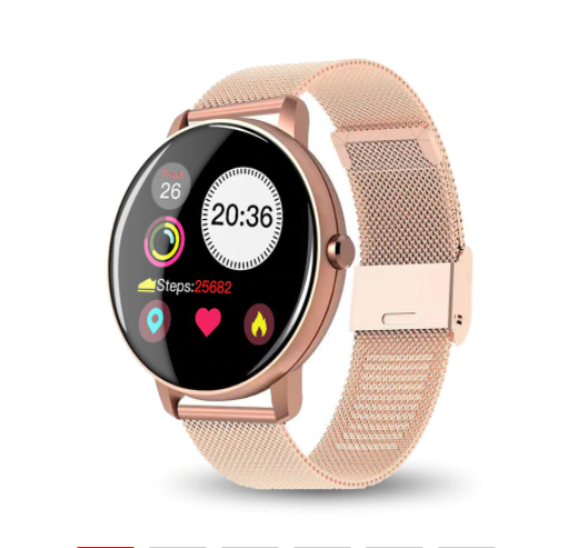 Smart Watch Men Heart Rate Blood Pressure Monitor Full Touch Round Smartwatch Women Waterproof Sport Watches For Android IOS