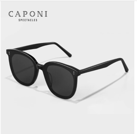 CAPONI Diopter Sunglasses Men Prescription Sun Shades For Women With Degree Myopia Sun Glasses For Men Polarized 2020 New JS7452