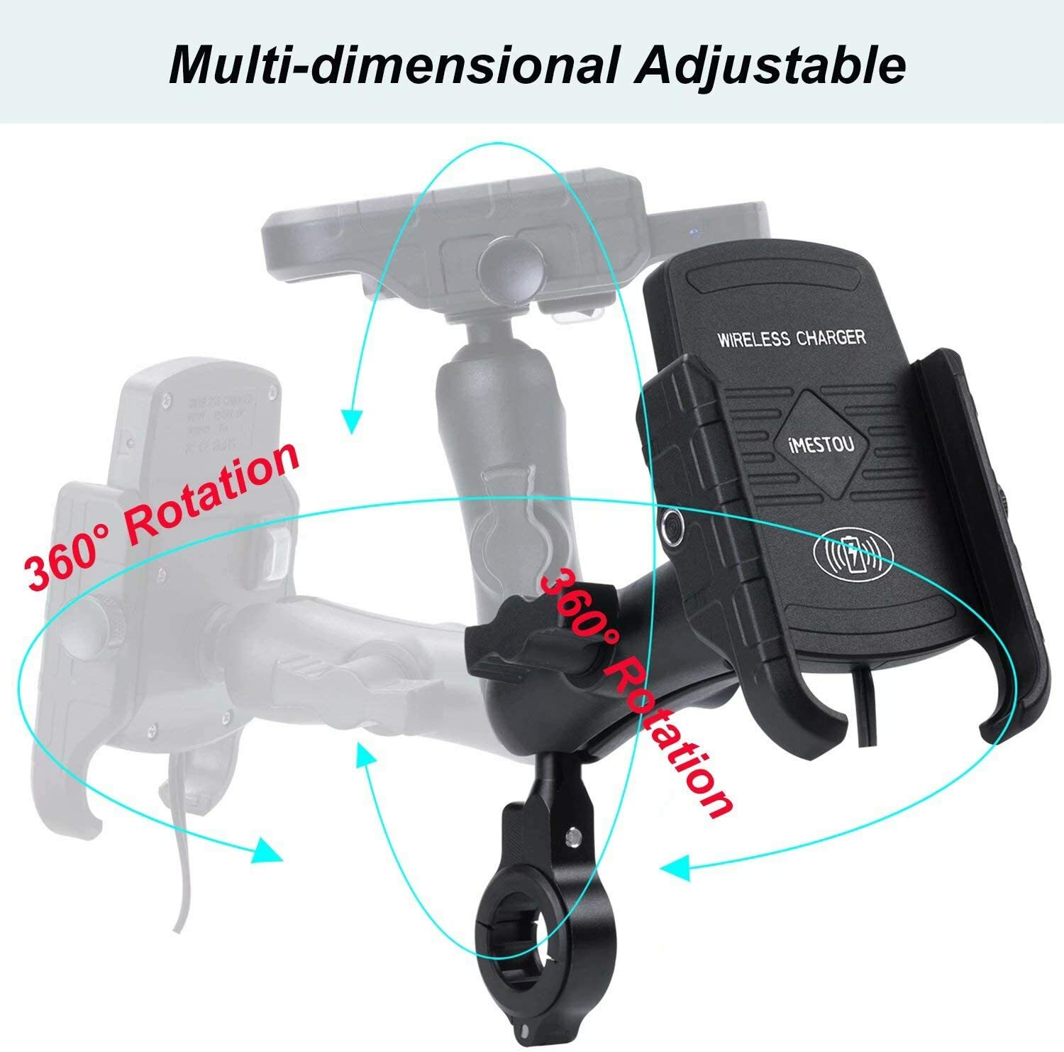 imestou motorcycle phone mount