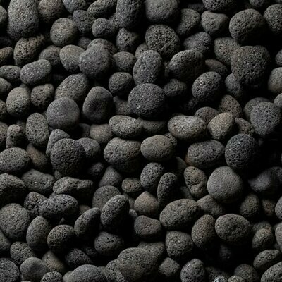 Charcoal lava rock