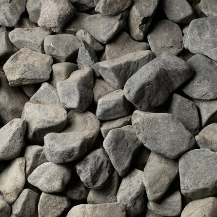 Grey river pebble