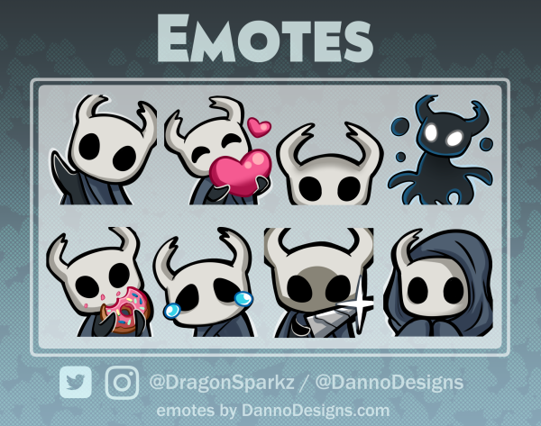 Hollow Knight Emote Pack - Digital Download