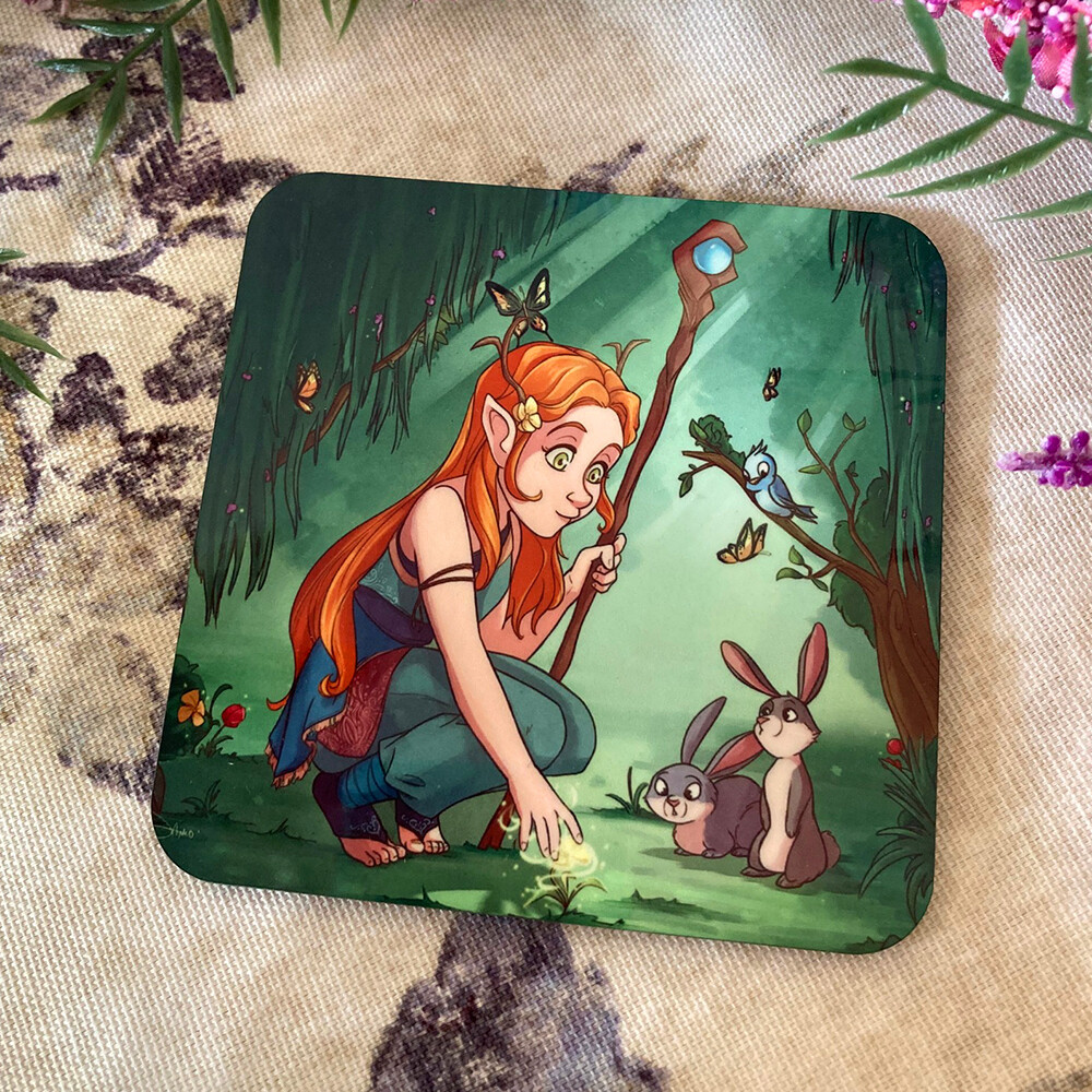 Young Keyleth, Critical Role (Coaster)