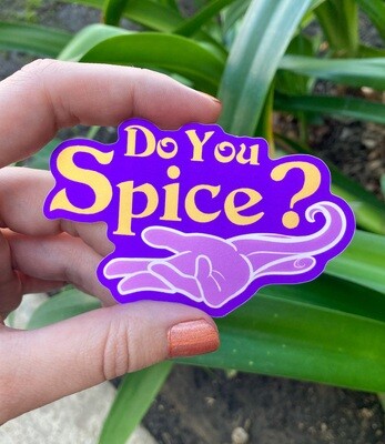 Critical Role "Do You Spice?" Mirror Matte Sticker