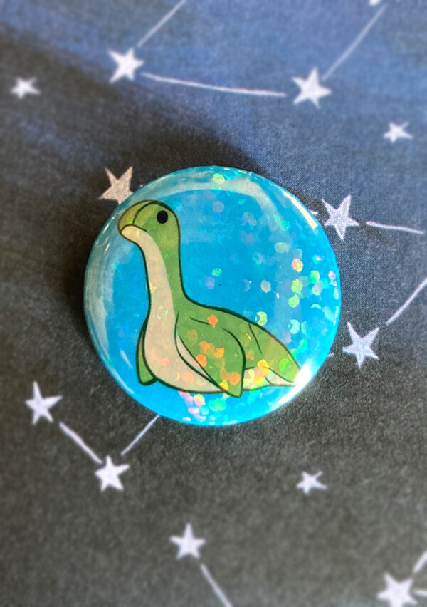 Sparkle Nessie, Apex Legends (Small Pin) 1" Inch 25mm