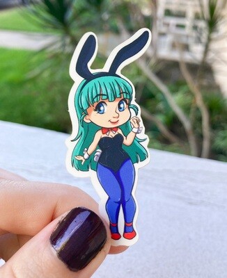 Bunny Bulma - DBZ / Dragon Ball Z Matte Sticker (Small)