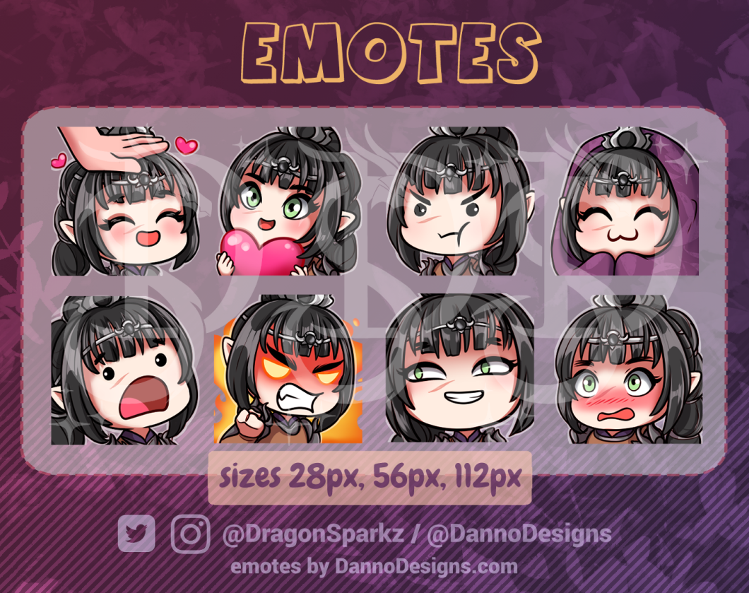 Baldur&#39;s Gate 3, Shadowheart Emote Pack - Digital Download